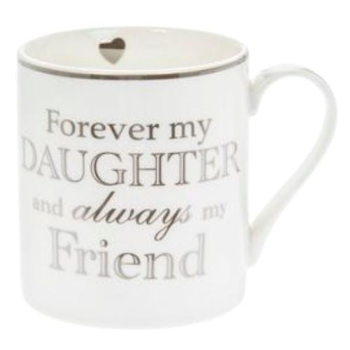 Silver Sentiment Mug - Daughter
