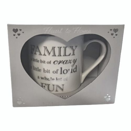 Silver Sentiment Mug - Family