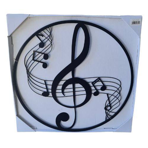 Treble Clef in Circle Wall Art