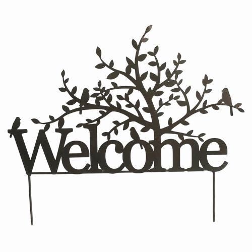 Tree Welcome Garden Stake