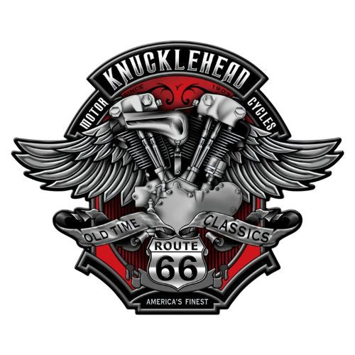 Harley Davidson Knucklehead Tin Sign