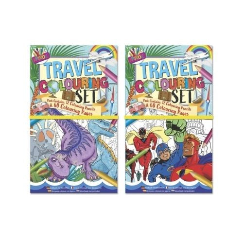 Artbox Boys Travel Colouring Set