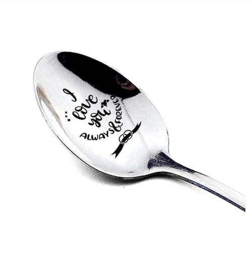 I Love You Always & Forever Teaspoon  - Long