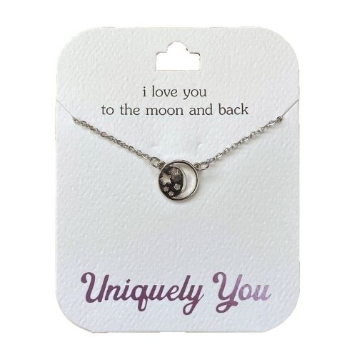 Uniquely You Pendant, Moon and Back