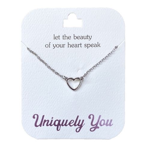 Uniquely You Pendant, Heart Speak