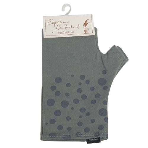 Fine Merino Gloves - Short - Dots