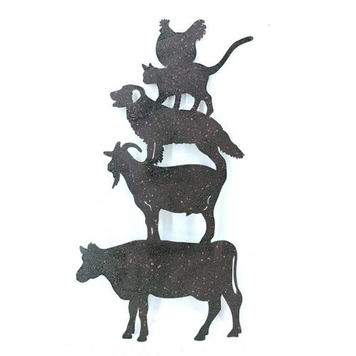 Farm Animal Tower Wall Art