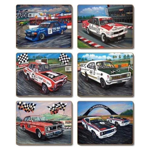 Ford Muscle Car 6 Set Coasters