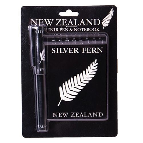 Silver Fern Notebook Pen & Set