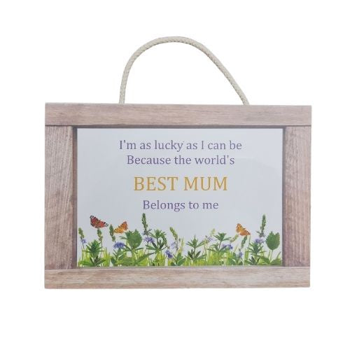 Best Mum Rectangle Plaque