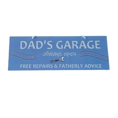 Dad's Garage Rectangle Plaque