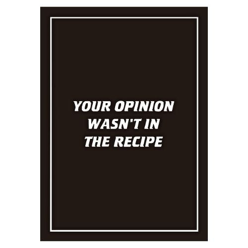 BBQ Rules/Your Opinion Tea Towel Twin Pack