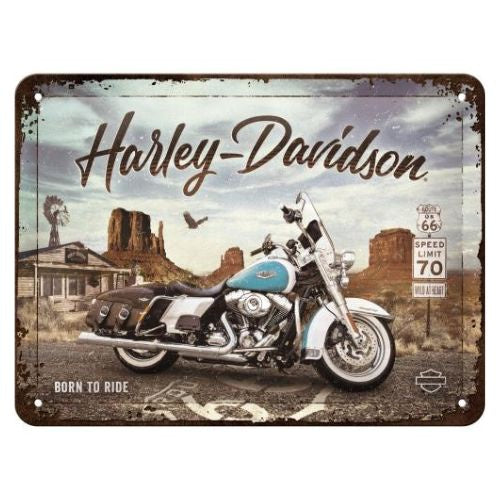 Harley Davidson Route 66 Road King Classic Tin Sign