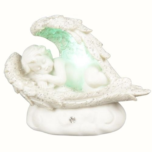 Cherub Sleeping with Led Light