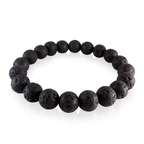 Lava Beads Bracelet - 10mm
