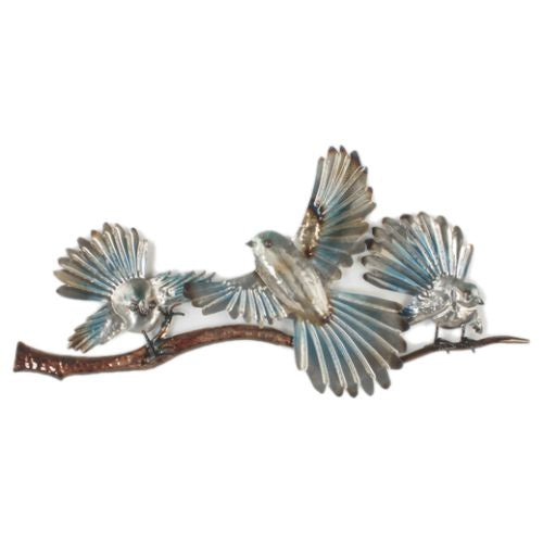 Fantails on Branch Wall Art