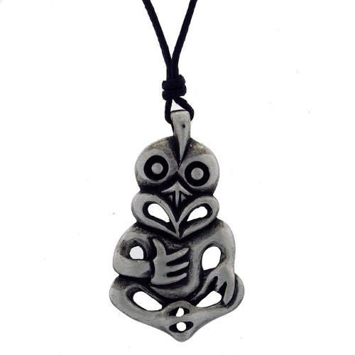 Tiki Pewter Pendant