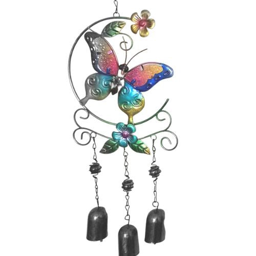 Butterfly 3 Bell Wind Chime