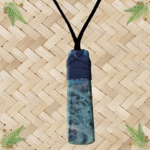 NZ Greenstone Toki Pendant - 90mm