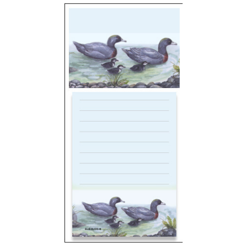 Blue Ducks Magnetic Notepad