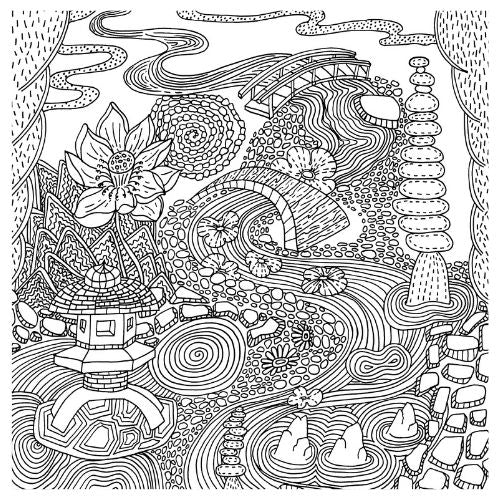 Artists Colouring Book Serenity