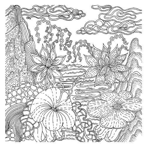 Artists Colouring Book Serenity