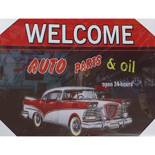 Welcome Auto Parts Canvas Print