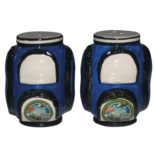 Golf Bag Salt & Pepper Set - Blue