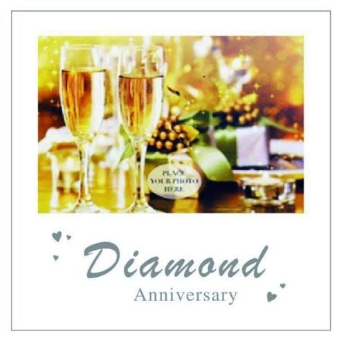 Diamond 60th Wedding Anniversary Frame