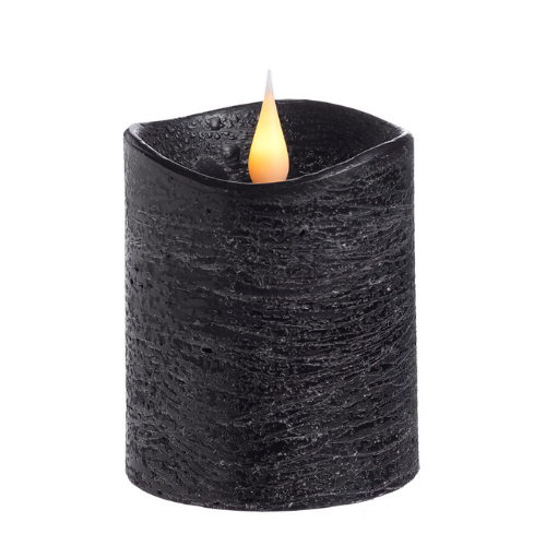 Black Rustic Candle Small