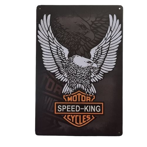 Motor Speed King Tin Sign