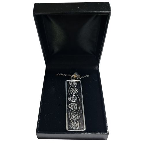 Kowhaiwhai Design Rectangle Pendant