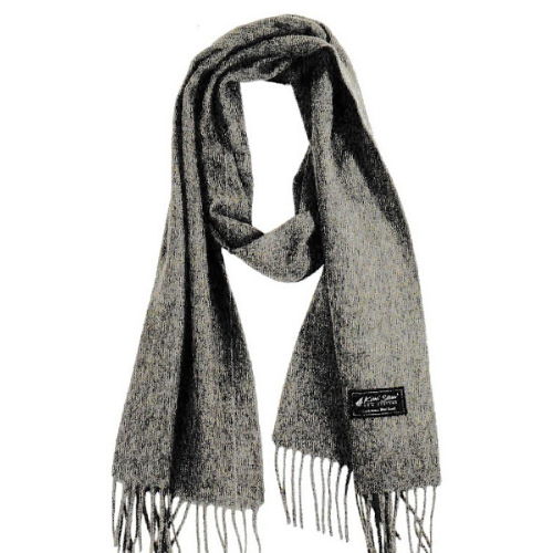 Scarf - 100% Wool - Grey