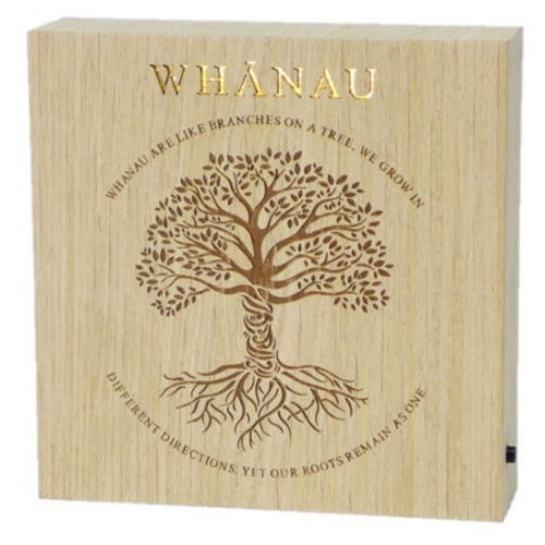 Whanau Wooden LED Block