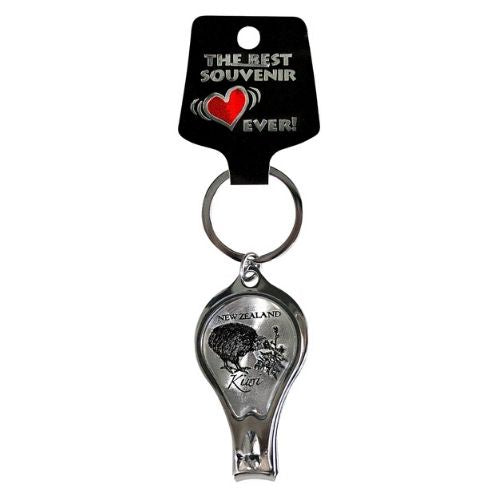 Kiwi Nail Clipper Keychain