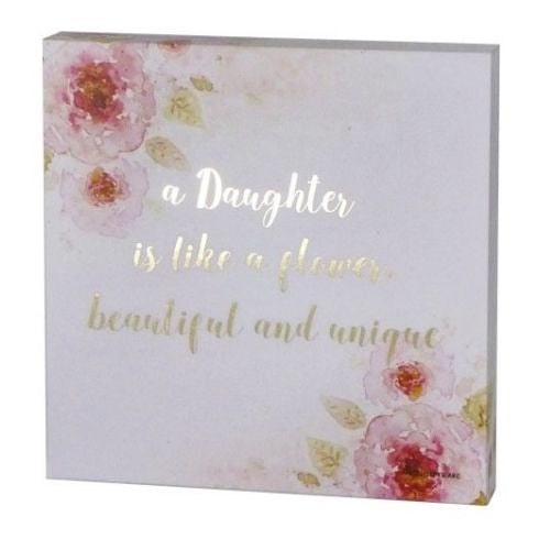 Garden of Love Plaque Daughter